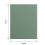 Sage Green kartonpapir 8,5 x 11 tommer 20 ark 2