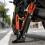 Universellt justerbart motorcykelstödstöd för cykel 2