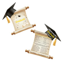 10 College Graduation Greeting Cards, 2025 Party Decor & Supplies, Compatible with Male/Female Graduates