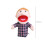 Z-715 Interactive Plush Puppet with Movable Mouth, Soft 3
