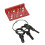 Offset Hinge Pull Plate Multiple Metric Holes Right Angle Backing Plate Pull Handle Set for Car Body 5