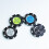 Golf Green Reader with Bubble Level & Magnetic Hat Clip – Compact Slope Reading Tool, Compatible with All Putters 8