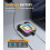 Lampe de travail LED rechargeable magnétique, 7 modes, rotative à 360 6