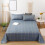 Lightweight Summer Quilt – Soft Microfiber, Large Size, Classic Geometric Pattern, Compatible with B 6