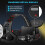 Rechargeable Headlamp with Front & Rear Lights 3