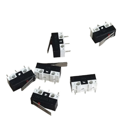 Διακόπτης μικρο-ποντικιού 12,5x5,7x6,5mm 3 ακίδων NO/NC2A125V AC 2