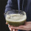 Bol à matcha en verre texturé 500 ml, grain vertical 4