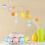 Easter Eggs Hanging Ornaments 12 Pcs Colorful 4