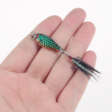 2 phíosa meall iascaireachta crua, éisc snámha domhain, 2.5CM5G, meall beag saorga Seapánacha