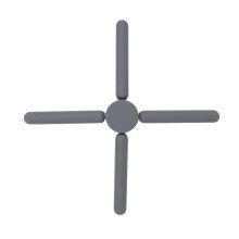 Opvouwbare siliconen warmte-isolatiemat voor dubbel gebruik (1 stuk)