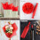 Papel de seda vermelho, 100 folhas, 50,8 x 35,6 cm (20 x 14 polegadas) 5