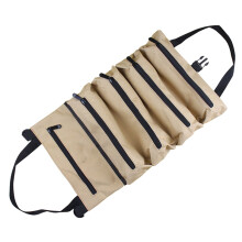 Trousse à outils enroulable, sac à outils multi-usages, trousse à outils enroulable, seau de rangement en toile pour outils, kit de réparation