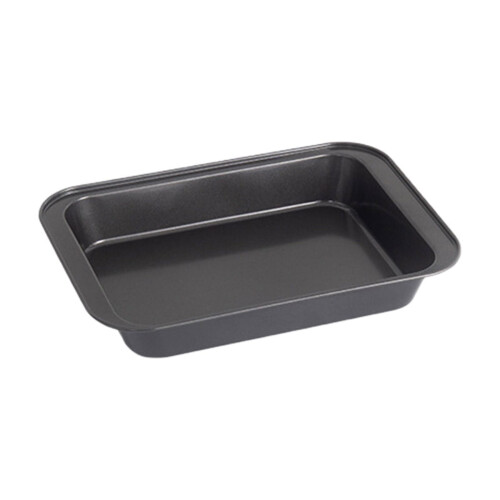 Nonstick Baking Pan, Kitchen Bakeware Series, Small Rectangular Style, Carbon Steel Deep Tray for Toaster Oven, 12 in