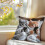 Set de perne cu imprimeu animal 45x45 cm, material moale 5
