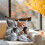 Animal Print Pillow Set 45x45cm 6