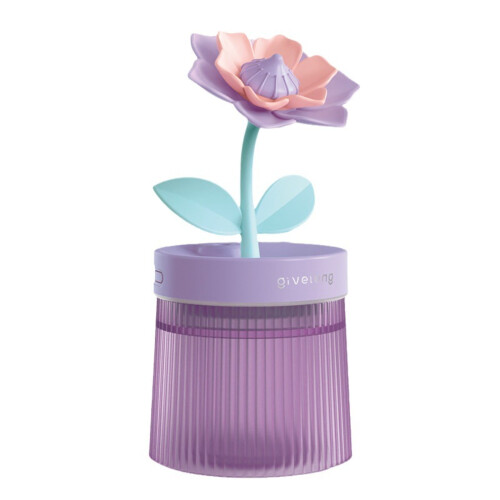 Mini desk humidifier 260ml cool mist with light 2