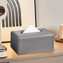 Plastic tissuehouders, grijze rechthoekige tissuebox, modern universeel cadeau voor het hele gezin.