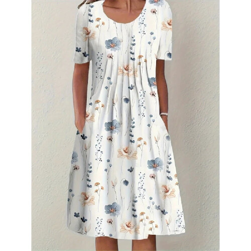 Plus Size Μόδα Κομψό Γυναικείο Φόρεμα Χαλαρό Casual Φόρεμα Γυναικείο Φόρεμα Νέας 2