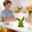 Figurine de lapin de Pâques floqué en mousse de 16 cm 4