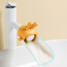 Faucet Extender Water Spout - Soft TPR Material, Hygienic Child-Safe Design, Easy Installation for Kids Hand Washing, Splash Reduction Adapter