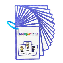 Tarjetas didácticas de vocabulario en inglés para niños pequeños, 11 x 8 cm.