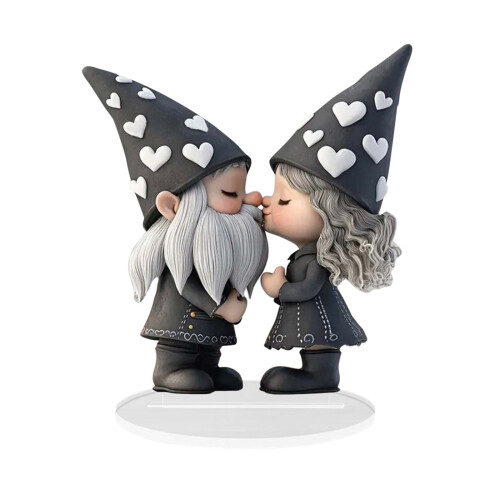 Gnome Elf Acrylic Table Decoration for Valentine's Day 1