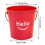 Metalspand med Hello-print – Stor kapacitet, foldbar 3