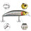 4-teiliges Angelköder-Set, 8 g/6,5 g, Minnow-Angelzubehör, sinkend, Weitwurf, Wasser, Hartköder 4