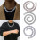 Cuban Link Necklace Rhinestone Accented Adjustable Unisex 7