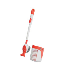 Toilettenbürste mit Walmotiv, inklusive Flüssigkeitsspender und Saugnapf