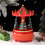 Hand-Cranked Rotating Christmas Tree Music Box with Clear 5