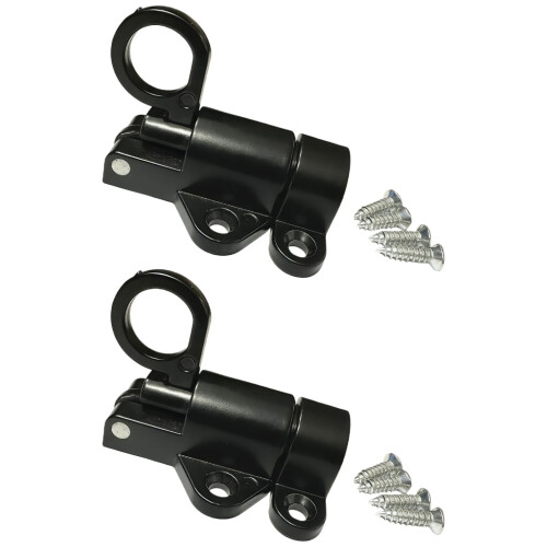 2Pcs Window Gate Security Pull Rings Spring Bounce Door Bolt Automatic Latches Lock Door Hardware Easy to Install 2