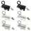 2Pcs Window Gate Security Pull Rings Spring Bounce Door Bolt Automatic Latches Lock Door Hardware Easy to Install 7