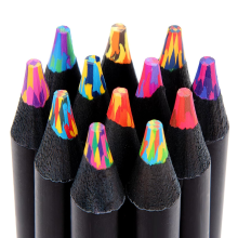 12-Color Rainbow Pencils Set for Adults & Artists – Compatible with Coloring Books, Sketching, Illustration, Back to School