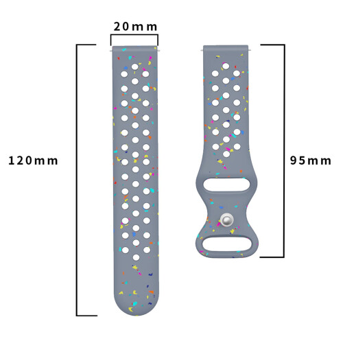 Λουράκια βραχιολιών για ρολόι 18mm/20mm/22mm με γρήγορη απελευθέρωση, αδιάβροχα 2