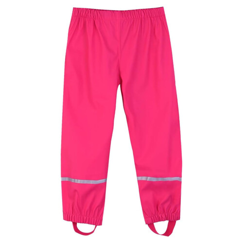 Conjunto infantil de jaqueta e calça de chuva refletivas, leves e quentes. 2