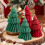 Vela aromática con aroma a árbol de Navidad verde M 3