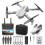 Drone pliable gris avec caméra FPV WiFi 1080p et altitude 1