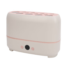 12 pezzi Spazzola Trucco Asciugatrice Elettrica USB Portatile Asciugacapelli per Pennelli Cosmetici per Casa e Salone