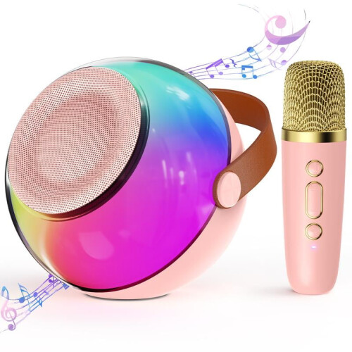 JYX Mini Karaoke Bluetooth Speaker with Microphone Set