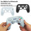 Beskyttelsesdeksel til trådløs spillkontroller for 8BitDo Pro3 Bluetooth-kontroller. 7