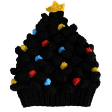 Bonnet de Noël tricoté au crochet, multifonctionnel, accessoire de fête et de maison pour enfants et adultes, idéal pour rester au chaud en hiver.