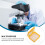 Multifunctionele transparante microscoopmicrometer voor het meten van het oppervlak van objectglaasjes 7