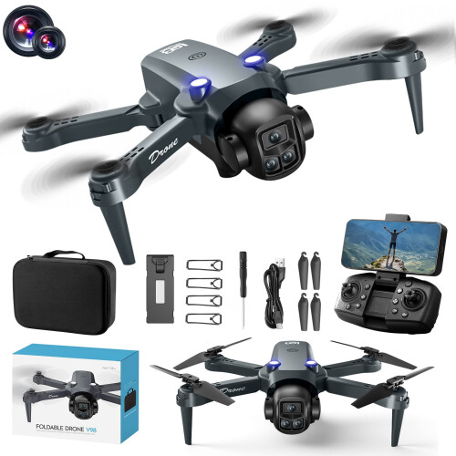 Πτυσσόμενο Drone FPV 1080P με Κράτημα Υψομέτρου – WiFi RC Quadcopter για Αρχάριους, Πτήση 10