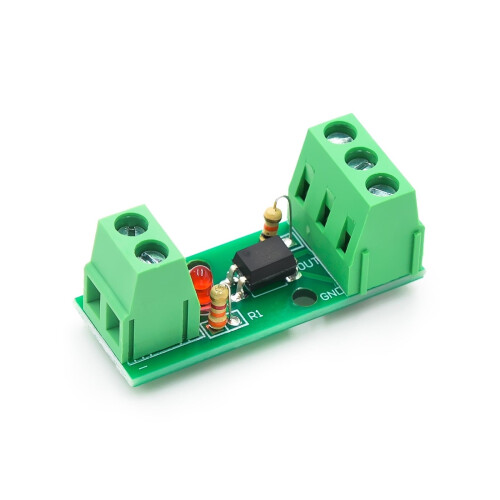 1 optical coupling isolation module /EL817/PC817/ photoelectric isolator/optical coupler/coke guide rail bracket 2