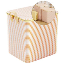 Yoloke Collapsible Laundry Hamper – Large, Freestanding, Waterproof, with Carry Handles; Compatible with Bathroom & Toy Storage