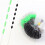 300 τεμάχια σιλικονούχα Space Bean Fishing Bobbers Stoppers Float Stops Οβάλ/Κυλινδρικά Bobbers Ψαρέματος 5