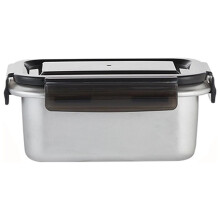 Boîte à lunch isotherme en acier inoxydable – Bento étanche pour le travail et l'école, contenant durable pour la préparation des repas