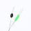 300 τεμάχια σιλικονούχα Space Bean Fishing Bobbers Stoppers Float Stops Οβάλ/Κυλινδρικά Bobbers Ψαρέματος 7