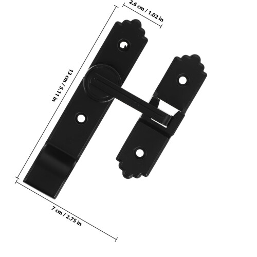 Låser for dører sinklegering 1 sett DIY-installasjon 1